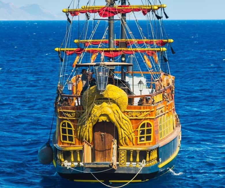 Kardamaina: Pirate Boat Cruise to 3 Bays with BBQ Lunch - Maria Magdalini, 3 bays, and a Greek BBQ on Kos