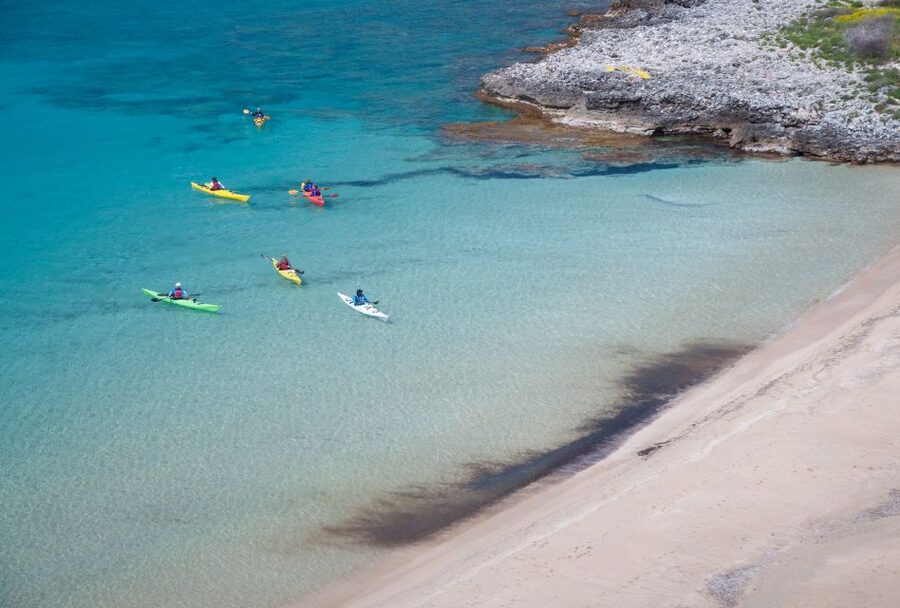 Kardamyli: Sea Kayaking With Lunch - If conditions allow, Stoupa and the Kalogria beach stop