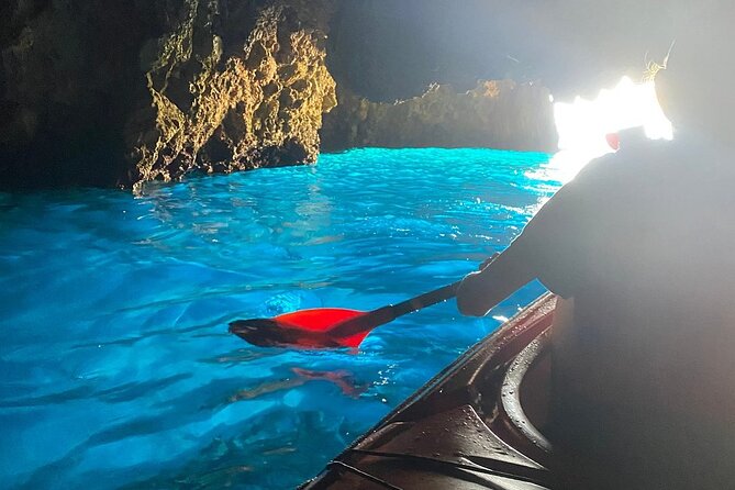 Kayak Trip to Hidden blue Cave, with lunch & fruits. - Mikros to Remote Beaches: How the Stops Work
