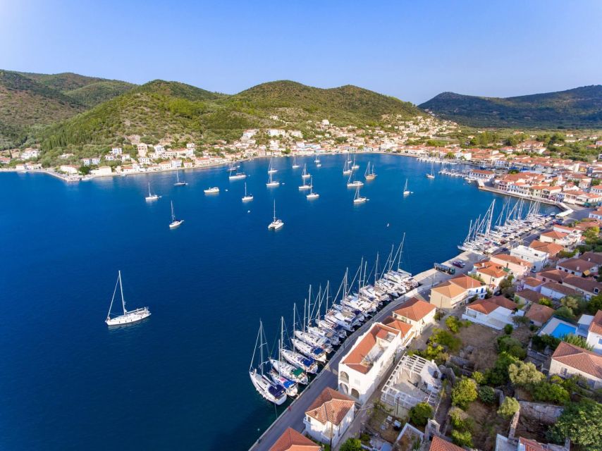 Kefalonia: Ithaca Cruise from Poros Port with Swim Stops - Vathi, Ithaca’s capital, where coffee and alleys win the day