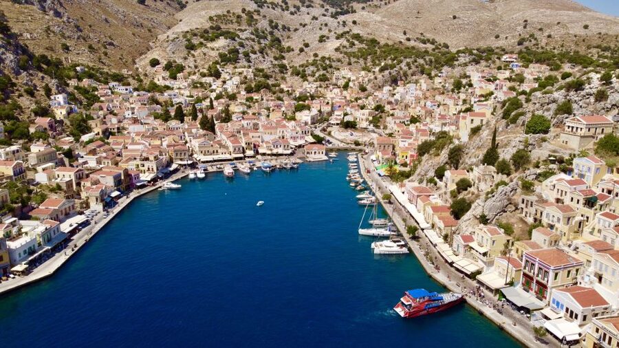 Kiotari, Lardos, Pefkos, & Lindos: Speedboat to Symi Island - A fast Symi day from the south side of Rhodes