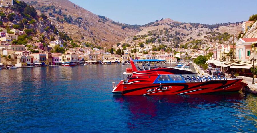 Kiotari, Lardos, Pefkos, & Lindos: Speedboat to Symi Island - Getting to the dock: pickup points and day-of-week rules