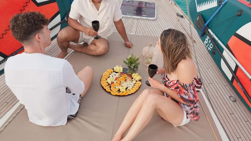 Kissamos: Balos & Gramvousa Luxury Catamaran Cruise - Snorkeling and SUP on the Gramvousa stop, practical tips