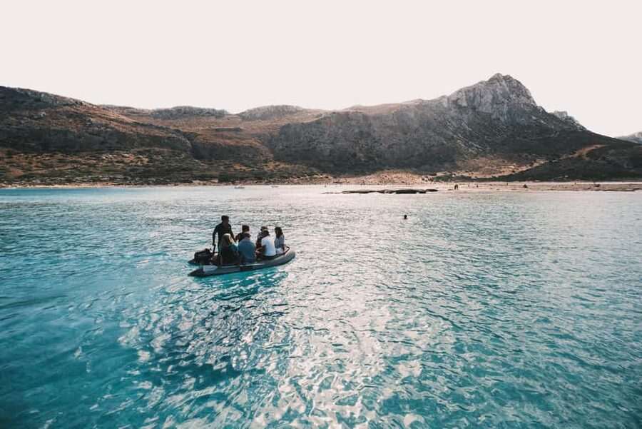 Kissamos: Catamaran Balos Sunset Cruise with Sushi & Drinks - The catamaran setup: shade, space, and an easy day at sea