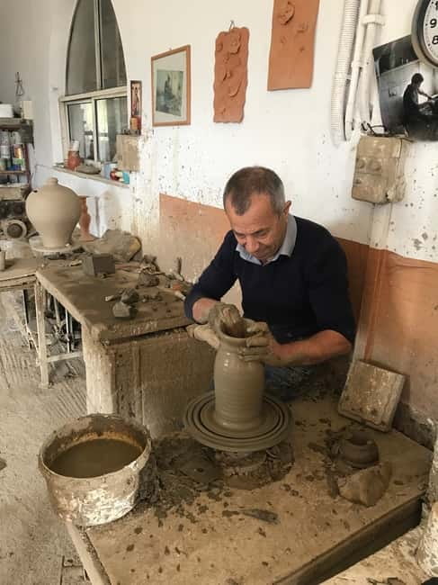 Knossos Palace and Pottery experience. Excursion Safari - Lunch With Wine or Water, Then Back to Your Hotel