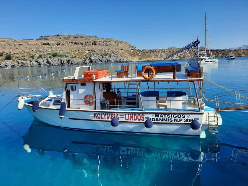 Kolymbia: All-Inclusive Catamaran Cruise with Lunch & Drinks - Unlimited drinks and a Greek lunch, without the money math