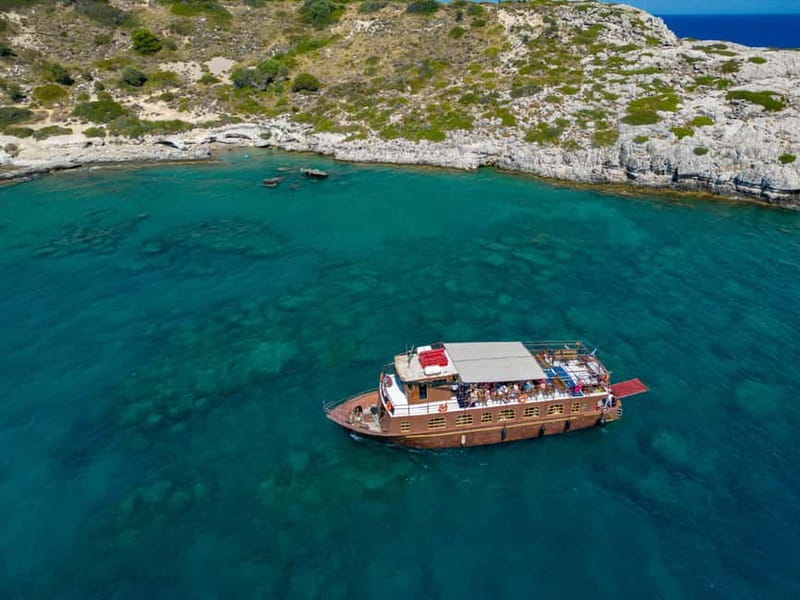 Kolympia : Transfer & Cruise to Lindos with 3 Swimming Stops - What to pack for three swim stops and sun time