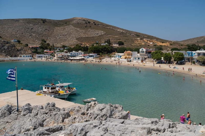 Kos 3 island cruise with Hotel Pick Up and Drop Off - Pserimos fishing village: ouzo, fredo coffee, and beach time