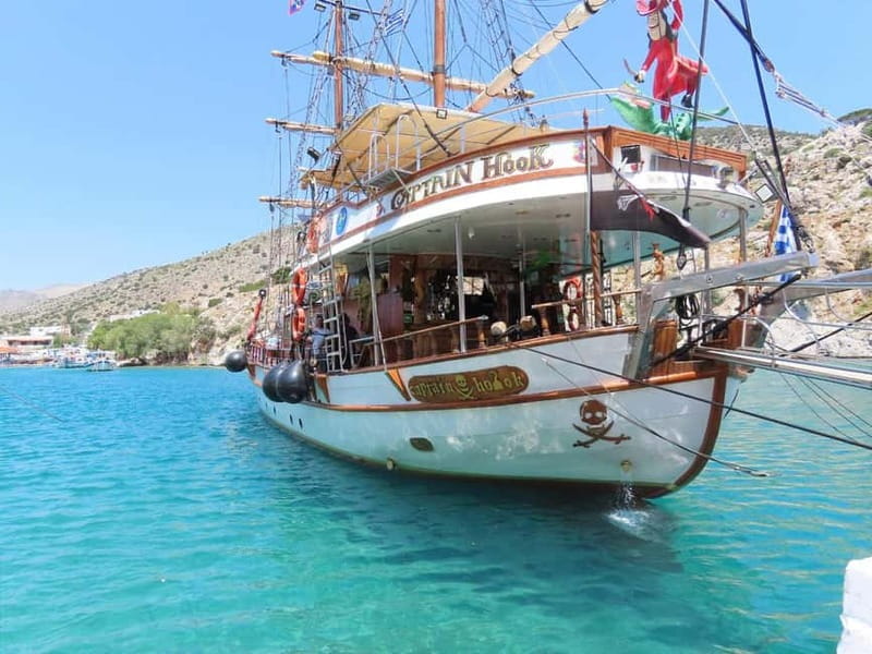 Kos : 3-Island Wooden Ship Cruise w/ Lunch on Captain Hook - From Kos to dolphin time, then on to Kalymnos