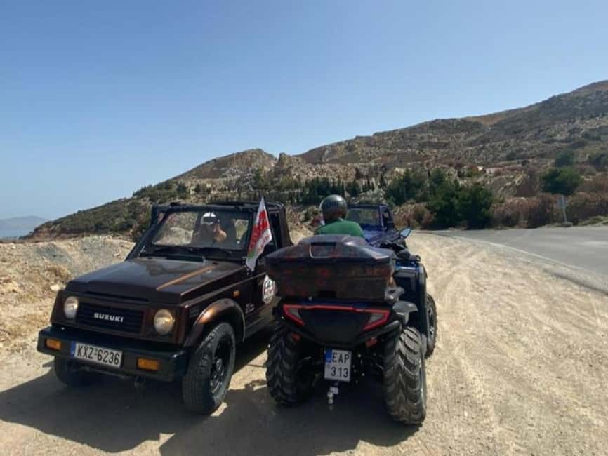 Kos: Guided Jeep or Quad Off-Road Tour with Drinks and Lunch - The Moto Harley start: helmets, short instructions, and getting comfortable fast