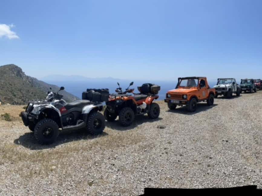 Kos: Guided Jeep or Quad Off-Road Tour with Drinks and Lunch - The mountain café break: coffee, a croissant, and a slower rhythm