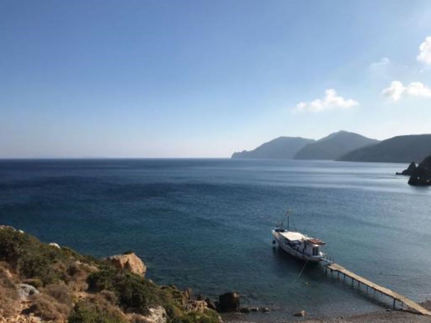 Kos: Kefalos Bay Boat Cruise with Fishing, Swimming, & Meal - The Secluded Beach Stop for Swimming and Snorkeling