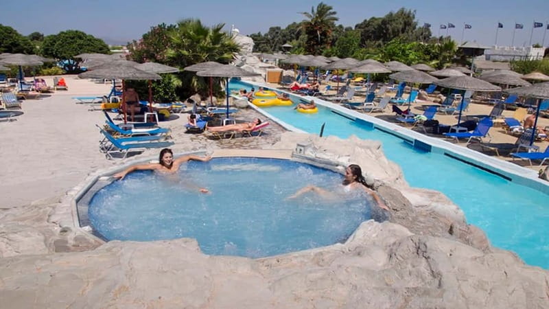 Kos: Lido Water Park Entry Ticket and Optional Transfer - Entrance day flow: tickets, sunbeds, lockers, and where to start