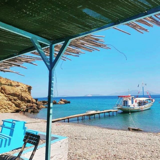 Kos: Sunset Cruise with Swimming and BBQ Dinner - Syrtaki lesson on the beach: fun first, photos always