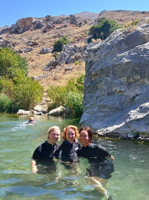 Kourtaliotiko Gorge: Guided River Adventure Trek with Lunch - Gardens, Tropical Vegetation, and an Olive Grove Exit