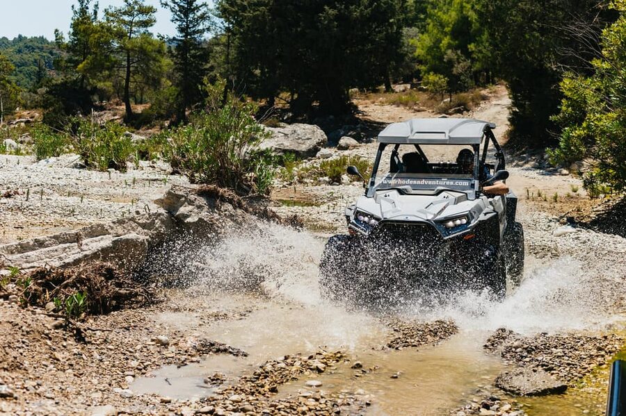 Kremasti: Rhodes 4x4 Buggy Off-Road Tour - Afternoon versus sunset: which light fits your style