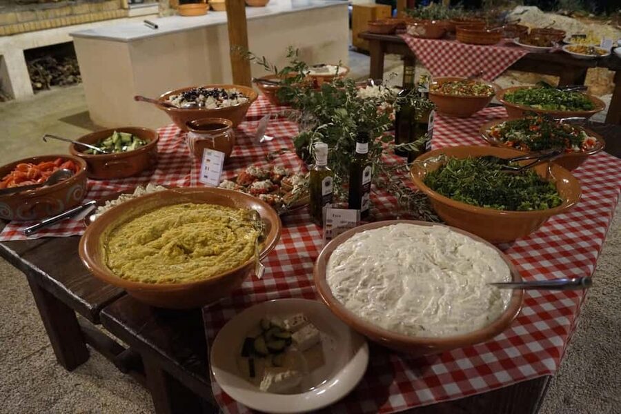 Lassithi, Zeus Cave, Olive Mill Farm & Knossos Combo Tour - Olive Mill Farm: Cretan food, oil lessons, and optional lunch