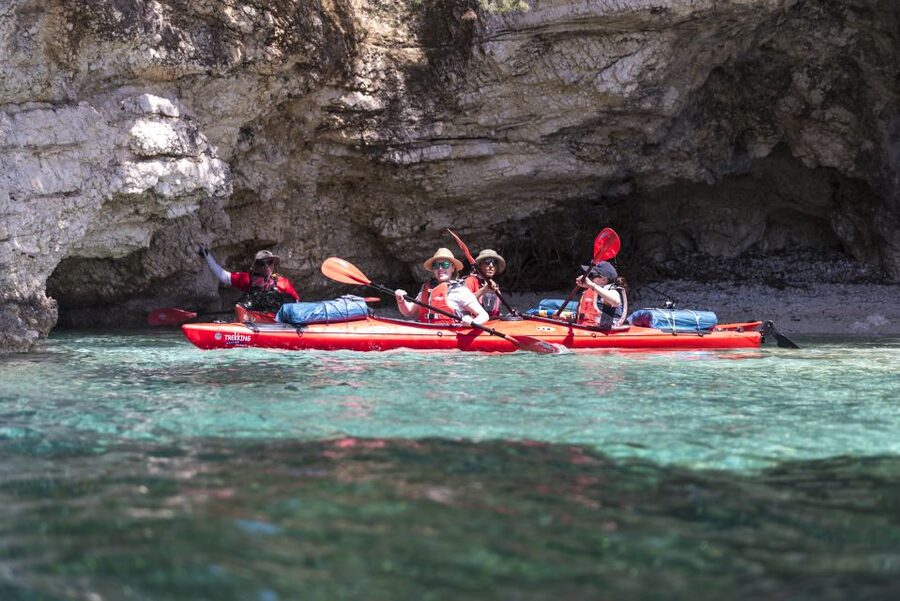Lefkada: Full Day Sea Kayaking Tour - Meganisi, island views, and how the schedule keeps it from feeling rushed