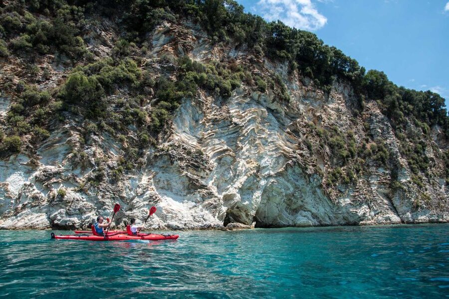 Lefkada: Full Day Sea Kayaking Tour - Thilia islet snorkeling plus lunch, your chance to slow down