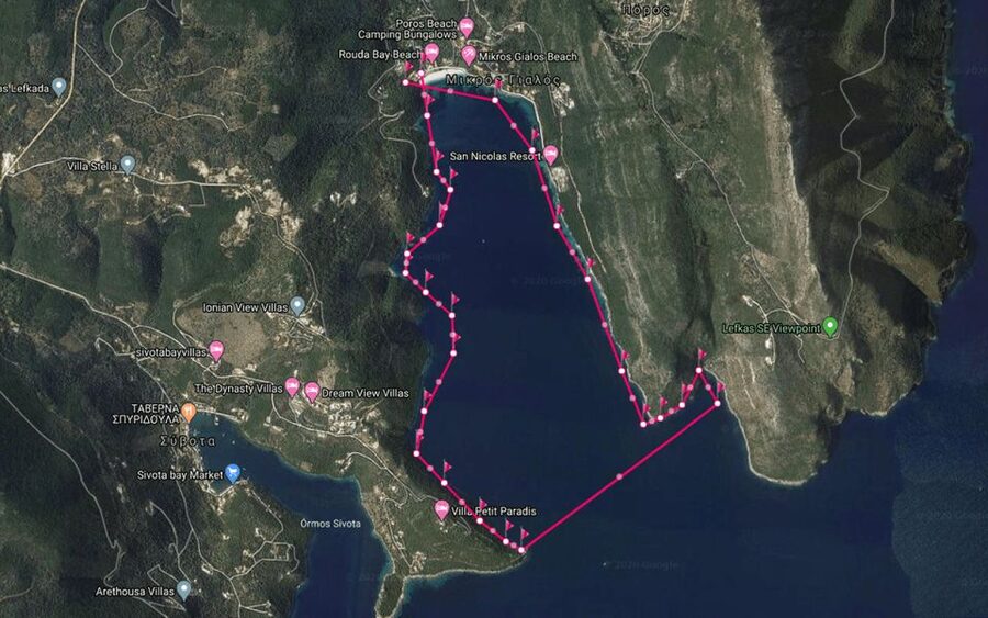 Lefkada: Guided Half-Day Island Stand-Up Paddleboarding Tour - A break with optional jump from natural heights