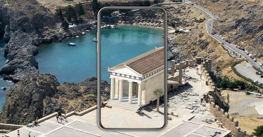 Lindos Acropolis Self-Guided Tour with 3D & Audio (No entry) - Where you start: Lindos Acropolis, then your phone does the guiding