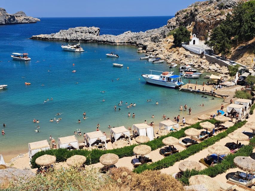 Lindos,Pefkos: All inclusive Swim & Snorkel Boat Cruise - Meeting at Vlycha Beach, and finding the right boat fast
