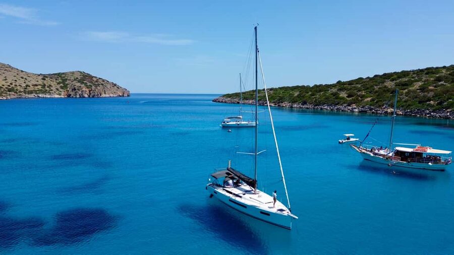 Luxury Sailing Cruise in Agios Nikolaos: Half-Day & Full-Day - Half-day route: Mirabello Bay cruising, Spinalonga photos, and Kolokytha swimming
