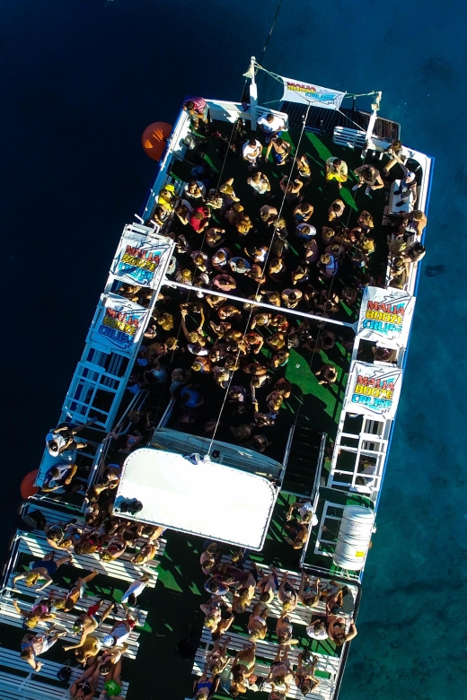 Malia: Booze Cruise Boat Party with Live Dj - Lunch onboard and the paid bar reality