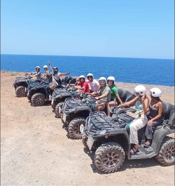 Malia: Off-Road Quad Safari Tour with Lunch and Transfers - Vrachasi Village: photos, free coffee, and a slower pace