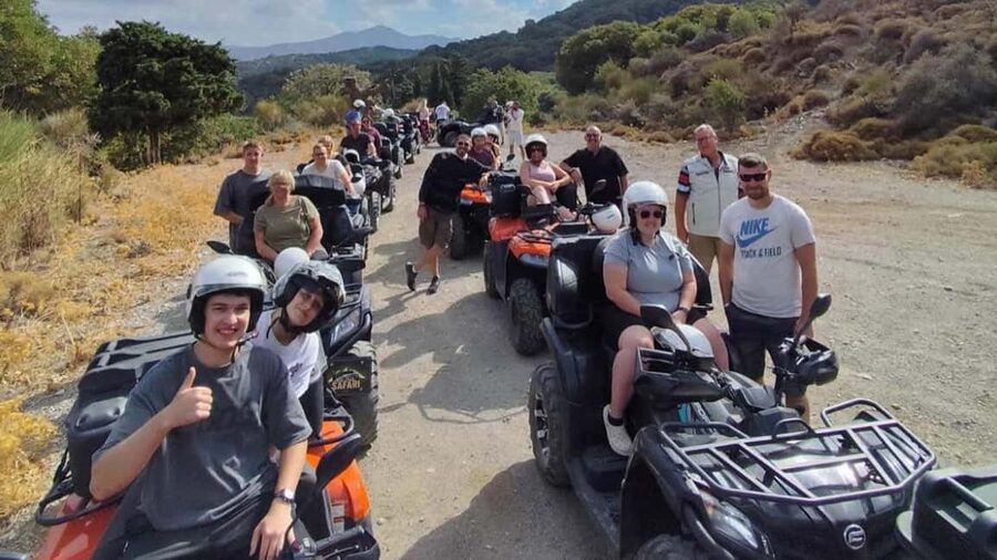 Malia: Off-Road Quad Safari Tour with Lunch and Transfers - Value at around $89 for 6 hours of transport plus food
