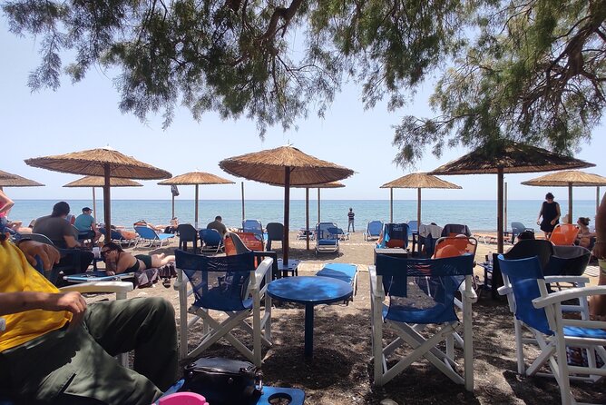 Matala Beach, Caves, and Winery Full-Day Tour from Heraklion - Lunch at Vasiliki: BBQ With Wine and Water Included