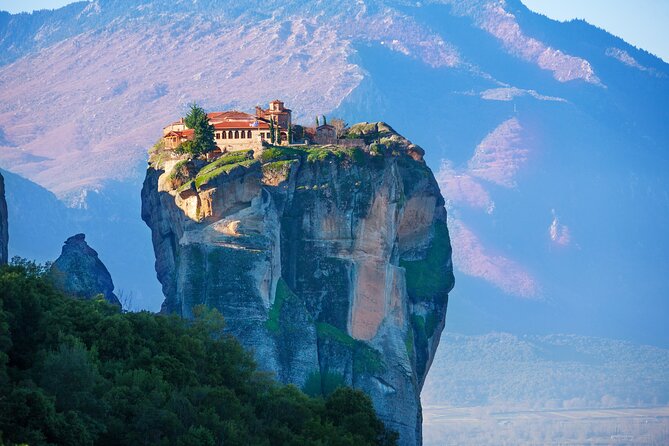 Meteora Day Trip with central Pick up & optional Lunch - Kalabaka at Noon: Lunch and the Moment You Land in Meteora Country