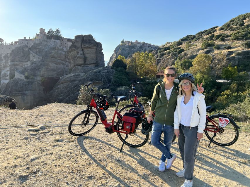 Meteora: E-Bike Epic Sunset Tour With Local Guide & Drink - Bandovas hermit caves: legends, walking, and a cold drink