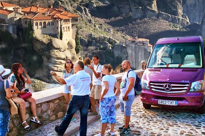 Meteora: Panoramic Morning Small Group Tour with Local Guide - Pickup, ride time, and how you avoid the hard part