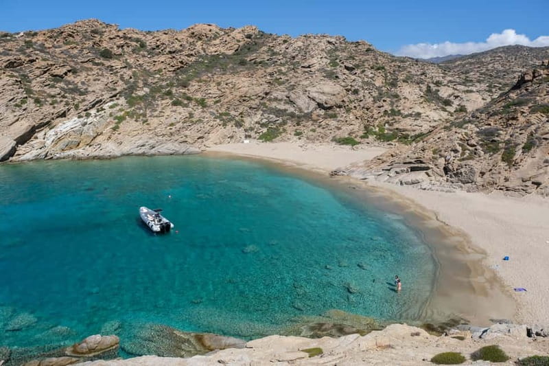 Milopotas: Best Beaches Boat Cruise with Snorkeling - Milopotas start, then four standout water stops