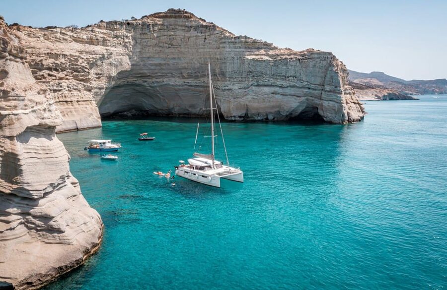 Milos: Full Day Luxury Catamaran with Full Meal & Open Bar - Key reasons this Milos catamaran day works