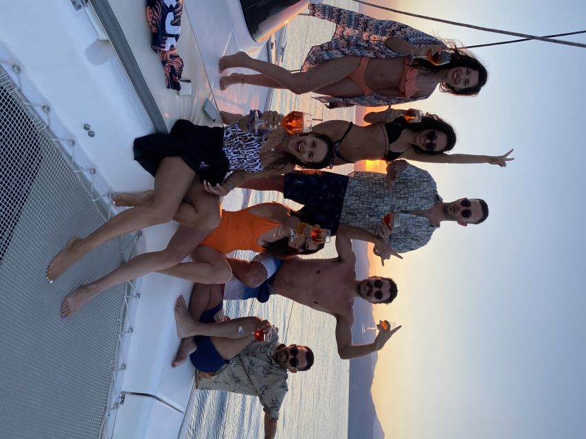 Milos: Full day Milos and Poliegos Catamaran Cruise - First swim and cave views: Agathia and Sykia Cave photo time