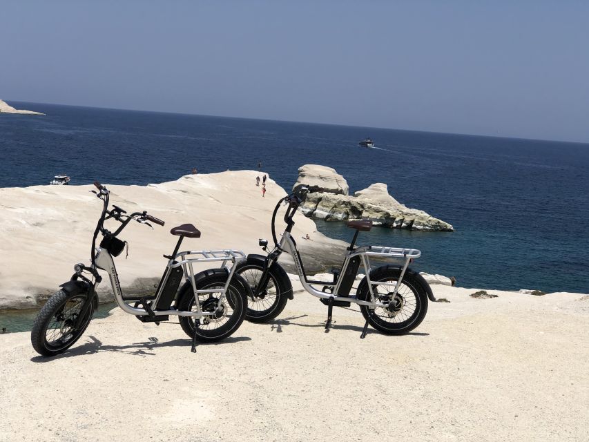 Milos: Half day electric bike tour with Sarakiniko beach - Key things I’d mark on your Milos map