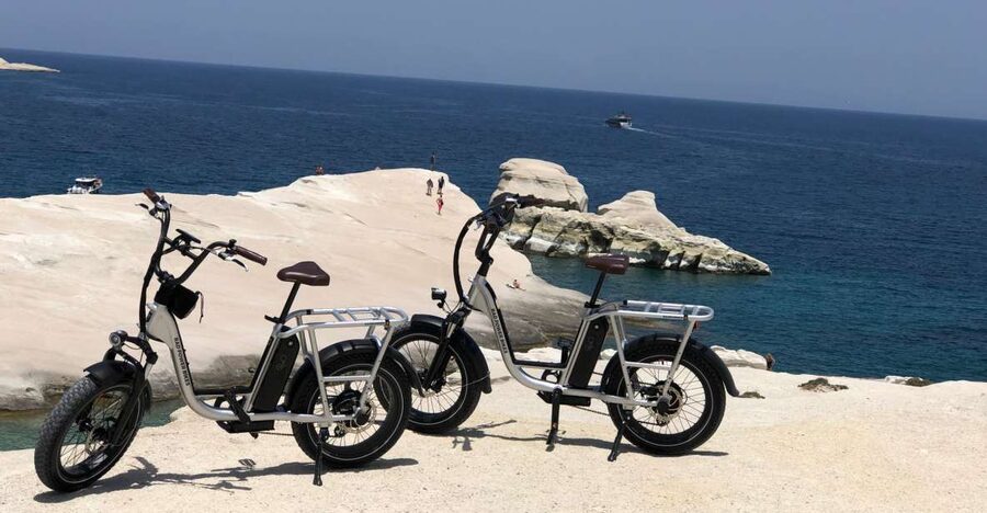 Milos: Half day electric bike tour with Sarakiniko beach - Group size, pacing, and what the guide does for you