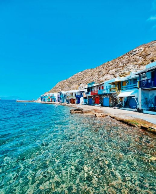 Milos Instagram Tour - Fyropotamos Bay: Calm Water, a Village Walk, and White Churches