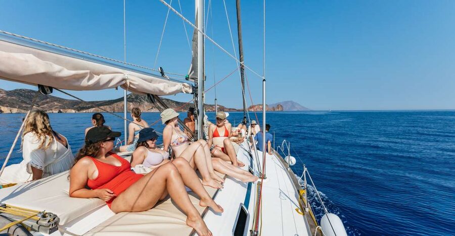 Milos: Kleftiko Cruise with Meal, Drinks and Photos at Sykia - Kleftiko’s Pirate Caves, Viewed From the Right Angle
