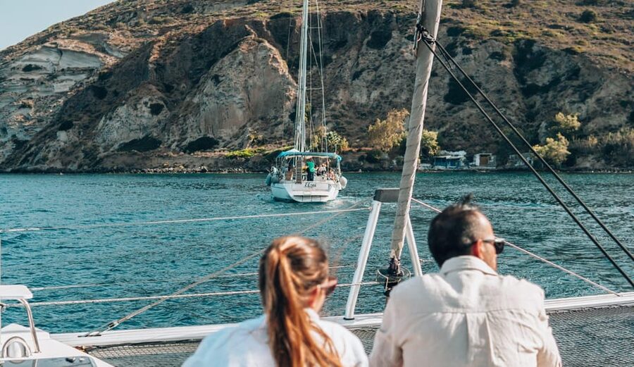 Milos: Kleftiko Morning Catamaran Cruise with Lunch & Drinks - Kleftiko Bay: where the cruise turns into a water day