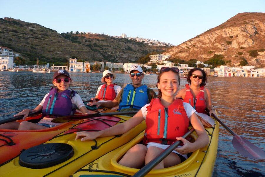 Milos: Sea Kayaking Trip at Sunset with Snack - Wind, route changes, and how the trip stays flexible