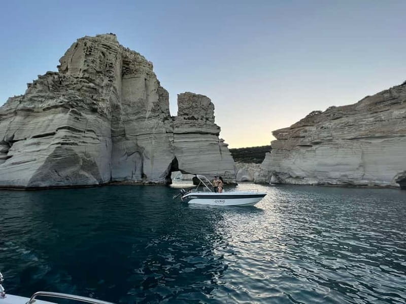 Milos: Self-Driving Boat Tour to Kleftiko - Self-Driving Boat Rental, Simplified (Agia Kiriaki to the sea)