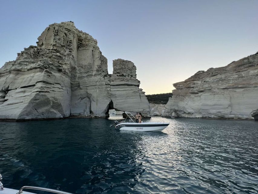 Milos: Self-Driving Boat Tour to Kleftiko - Boat handling and support: why it feels easy