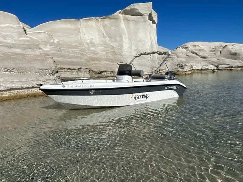 Milos: Self-Driving Boat Tour to Kleftiko - Small perks that matter more than you think
