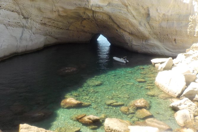 Milos Small-Group Full-Day Cruise with Snorkelling and Lunch - Klima and the iron-manganese mine: your quick Milos intro