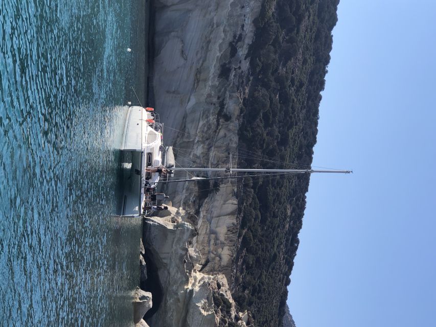 Milos: Sunset Catamaran Cruise with Kleftiko Visit - Key things to know before you sail Milos at sunset
