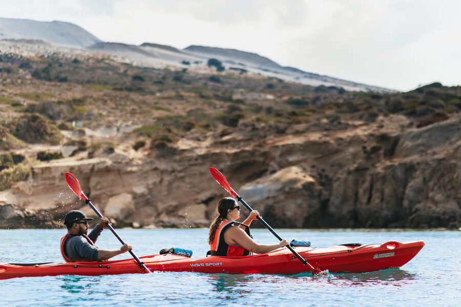 Milos: Tsigrado and Gerakas Beach Kayaking Tour - GoPro footage and waterproof gear: the practical souvenir you actually use