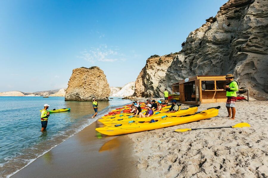 Milos: Tsigrado and Gerakas Beach Kayaking Tour - What to bring so you enjoy it, not just survive it